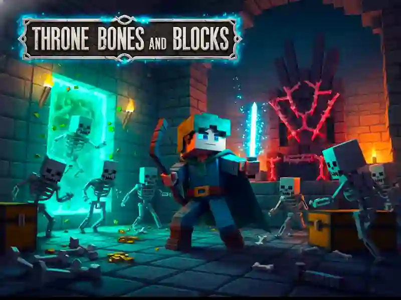 Throne Bones And Blocks — δωρεάν online παιχνίδι