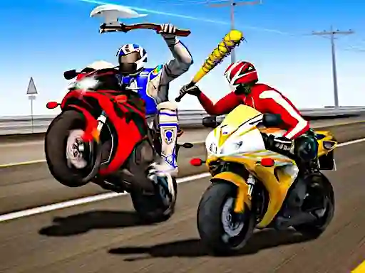 Biker Battle 3D — δωρεάν online παιχνίδι