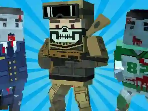 Blocky Shooting Arena 3D Pixel — δωρεάν online παιχνίδι