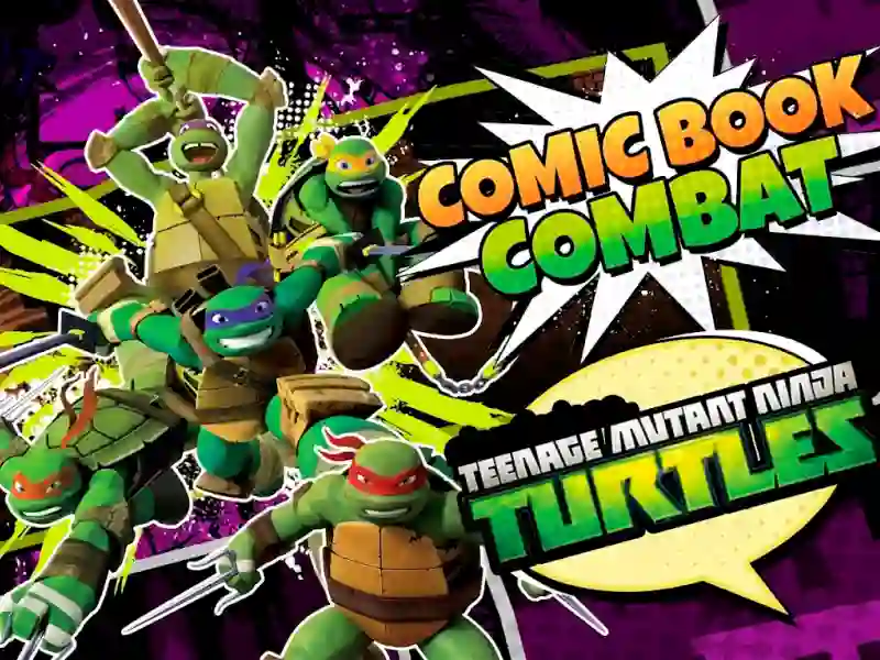 Teenage Mutant Ninja Turtles Comic book Combat — δωρεάν online παιχνίδι