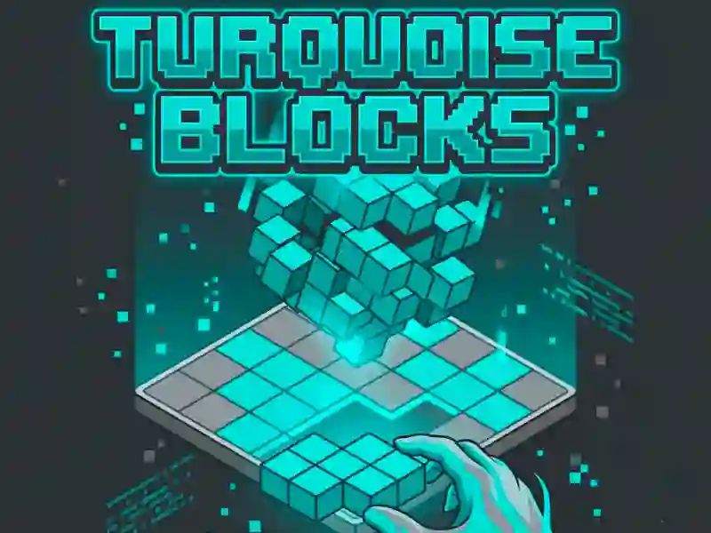 Turquoise Blocks — δωρεάν online παιχνίδι