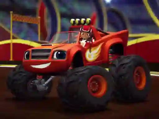 Blaze Monster Trucks Hidden Stars — δωρεάν online παιχνίδι