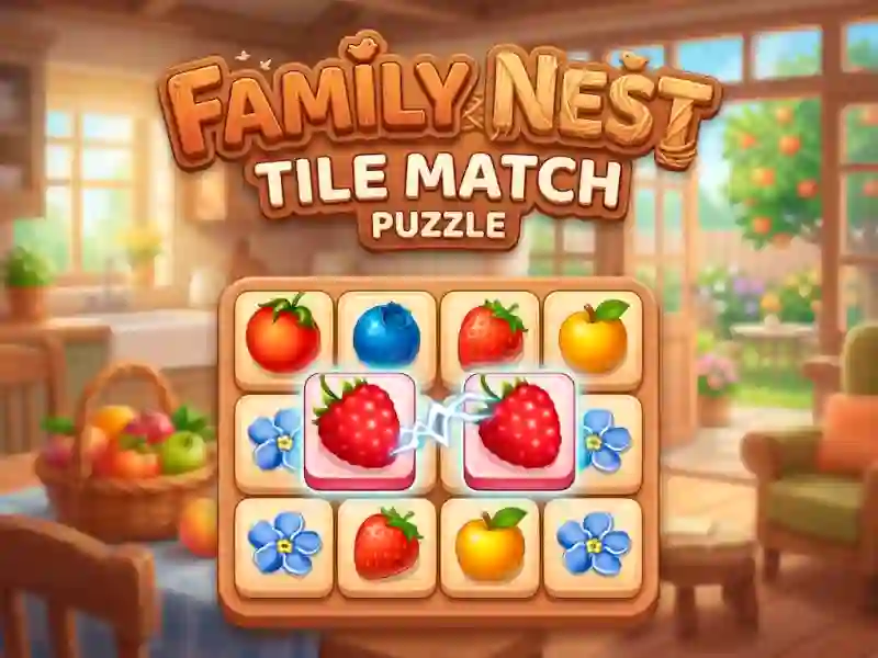 Family Nest: Tile Match Puzzle — δωρεάν online παιχνίδι