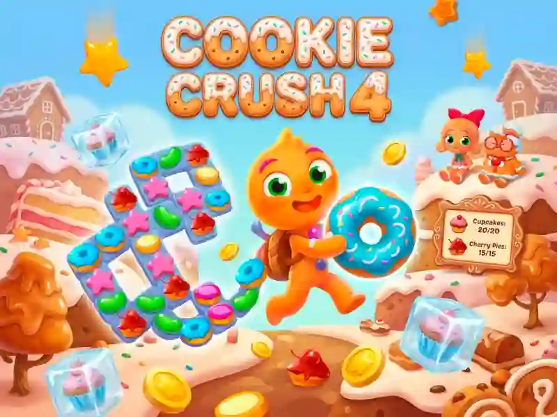 Cookie Crush 4 — δωρεάν online παιχνίδι