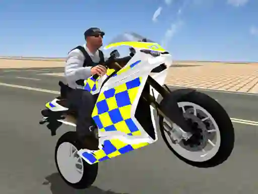Super Stunt Police Bike Simulator 3D — δωρεάν online παιχνίδι