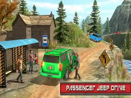 Jeep Passeger Offroad Mountain Simulation Game — δωρεάν online παιχνίδι