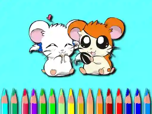 Hamster Coloring Book — δωρεάν online παιχνίδι