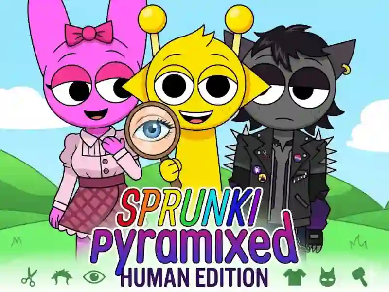 Sprunki Pyramixed: Human Edition — δωρεάν online παιχνίδι