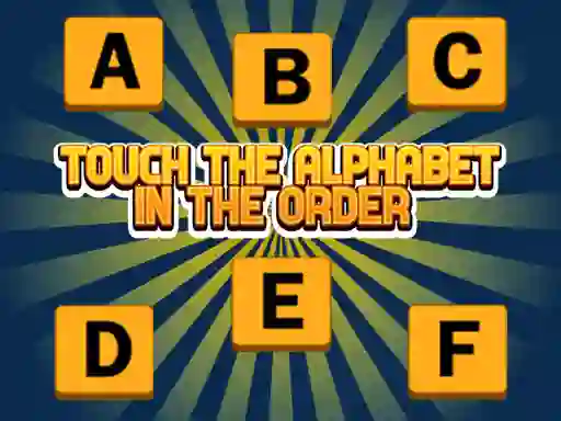 Touch The Alphabet In The Oder — δωρεάν online παιχνίδι