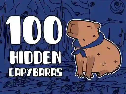 100 Hidden Capybaras — δωρεάν online παιχνίδι