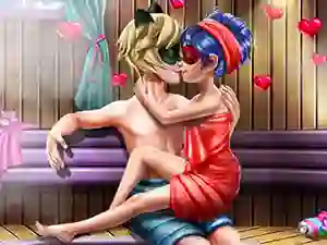 Dotted Girl Sauna Flirting — δωρεάν online παιχνίδι