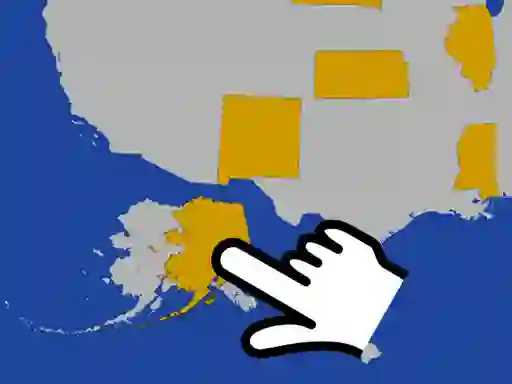 USA Map Challenge — δωρεάν online παιχνίδι