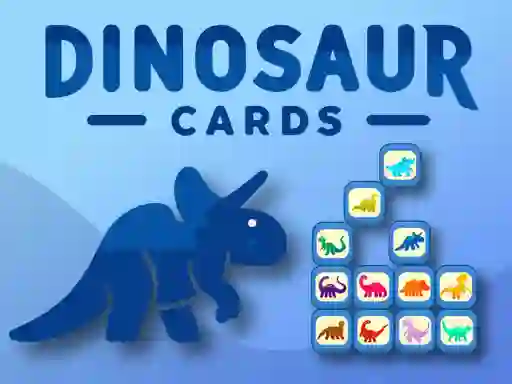 Dinosaur Cards — δωρεάν online παιχνίδι