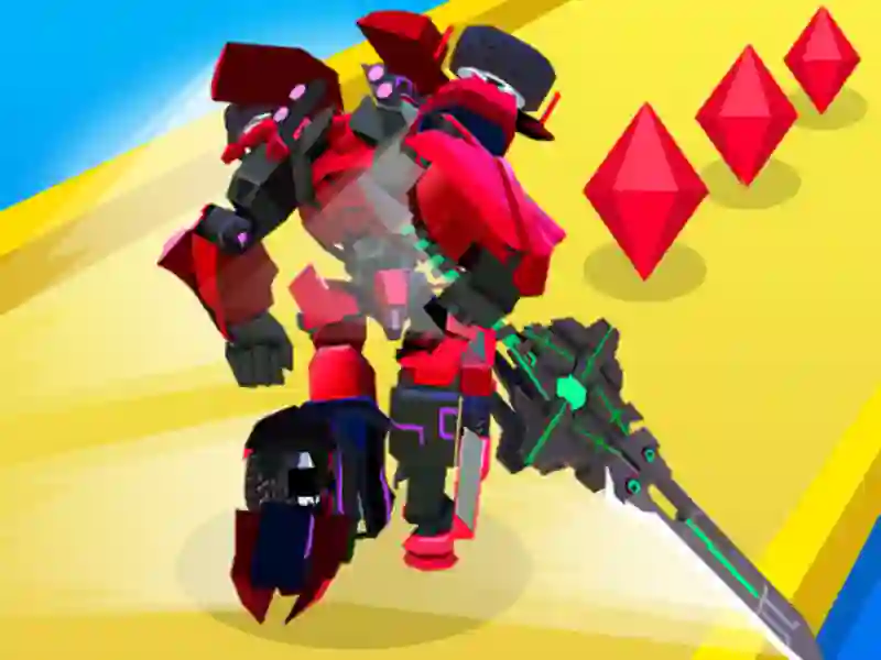 Robot Runner Fight — δωρεάν online παιχνίδι