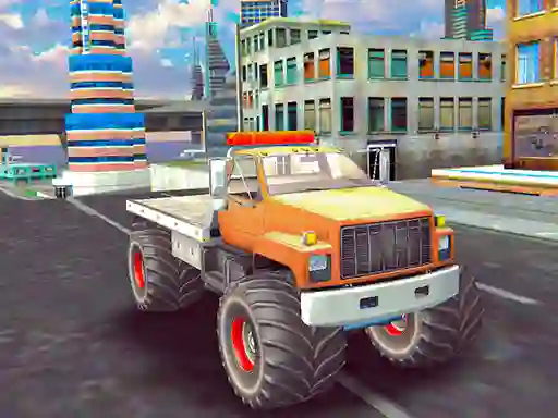 Monster Truck Stunts Free Jeep Racing — δωρεάν online παιχνίδι