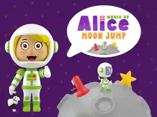 World of Alice Moon Jump — δωρεάν online παιχνίδι