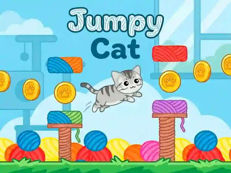 Jumpy Cat — δωρεάν online παιχνίδι