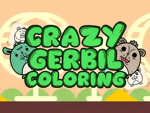 Crazy Gerbil Coloring — δωρεάν online παιχνίδι