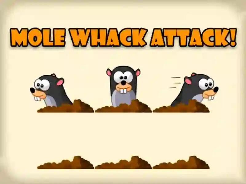 Mole Whack Attack — δωρεάν online παιχνίδι