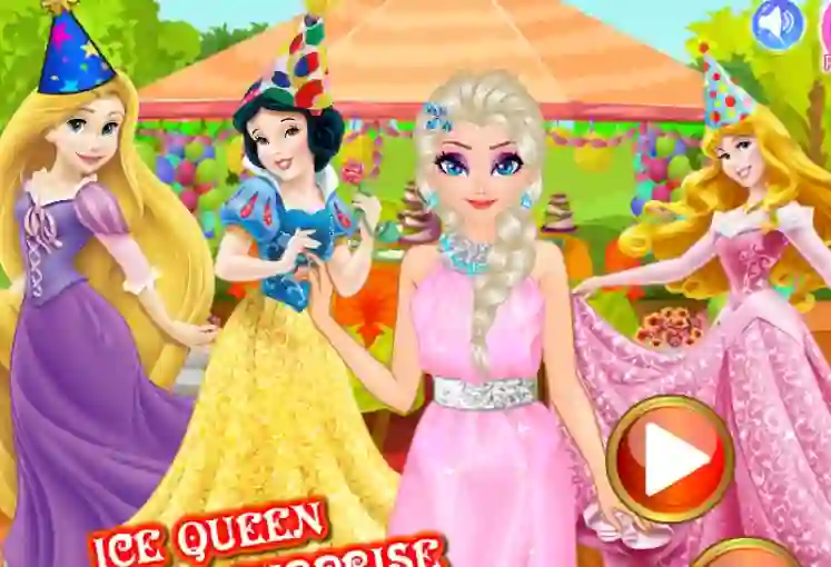 Ice Queen Birthday Surprise — δωρεάν online παιχνίδι