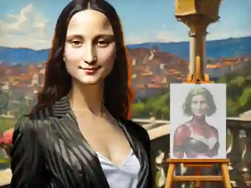 Mona Lisa Fashion Experiments — δωρεάν online παιχνίδι