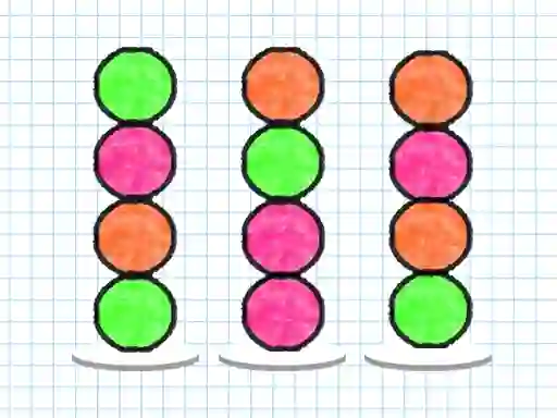 Ball Sort Paper Note — δωρεάν online παιχνίδι