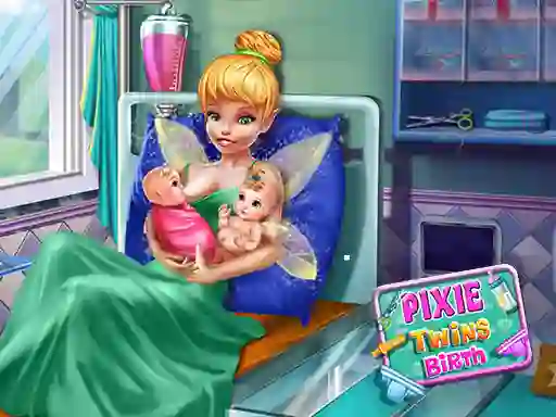 Pixie Twins Birth — δωρεάν online παιχνίδι