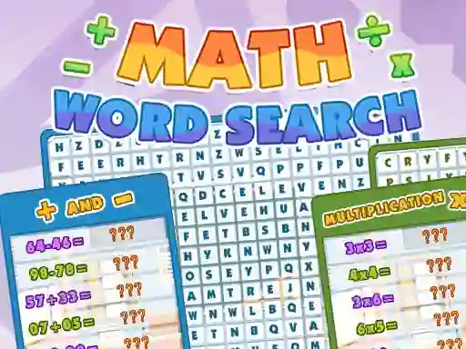 Math Word Search — δωρεάν online παιχνίδι
