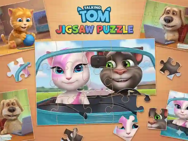 Talking Tom Jigsaw Puzzle — δωρεάν online παιχνίδι
