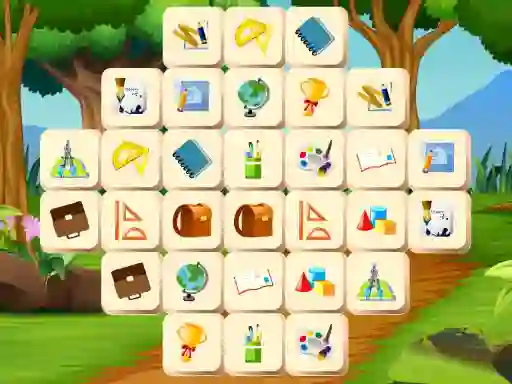 School Mahjong Deluxe — δωρεάν online παιχνίδι