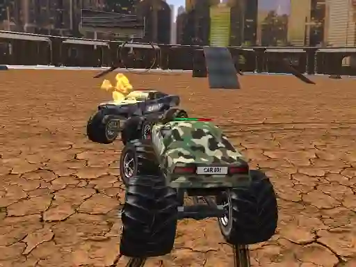 Demolition Monster Truck Army — δωρεάν online παιχνίδι