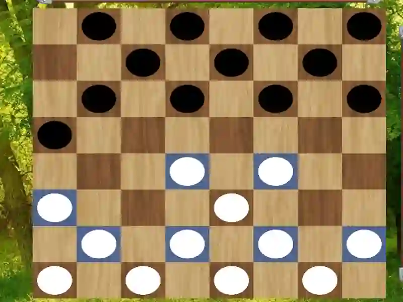 Classic Checkers: Forest — δωρεάν online παιχνίδι