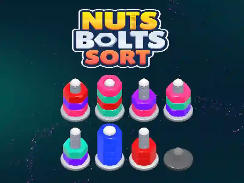 Nuts Bolts Sort — δωρεάν online παιχνίδι