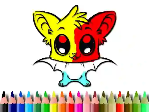 Cute Bat Coloring Book — δωρεάν online παιχνίδι