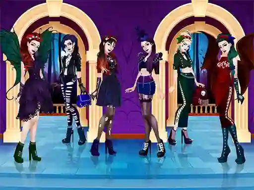 Gothic Dress Up — δωρεάν online παιχνίδι