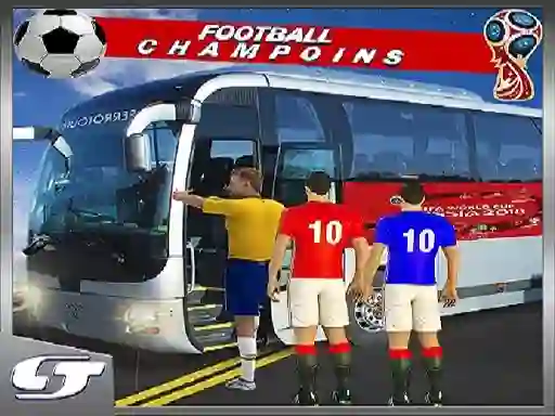 Football Players Bus Transport — δωρεάν online παιχνίδι