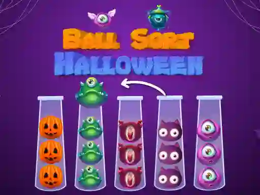 Ball Sort Halloween — δωρεάν online παιχνίδι