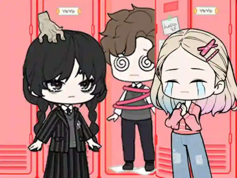 School Style Dress Up — δωρεάν online παιχνίδι