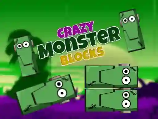 Crazy Monster Blocks — δωρεάν online παιχνίδι