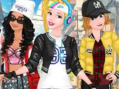 Princesses Sporty & Funky Day — δωρεάν online παιχνίδι