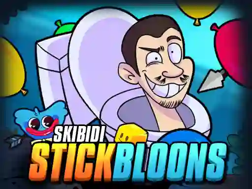 Skibidi Stick Bloons — δωρεάν online παιχνίδι