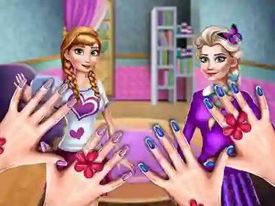 Princesses Nails Salon — δωρεάν online παιχνίδι