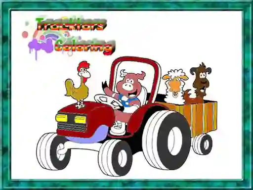 Tractor Coloring Pages — δωρεάν online παιχνίδι
