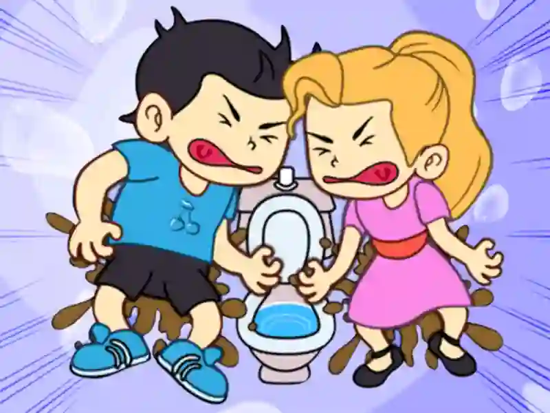 Toilet Rush Race: Draw Puzzle — δωρεάν online παιχνίδι