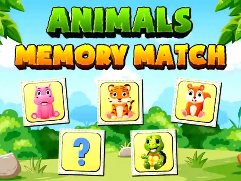 Animals Memory Match — δωρεάν online παιχνίδι
