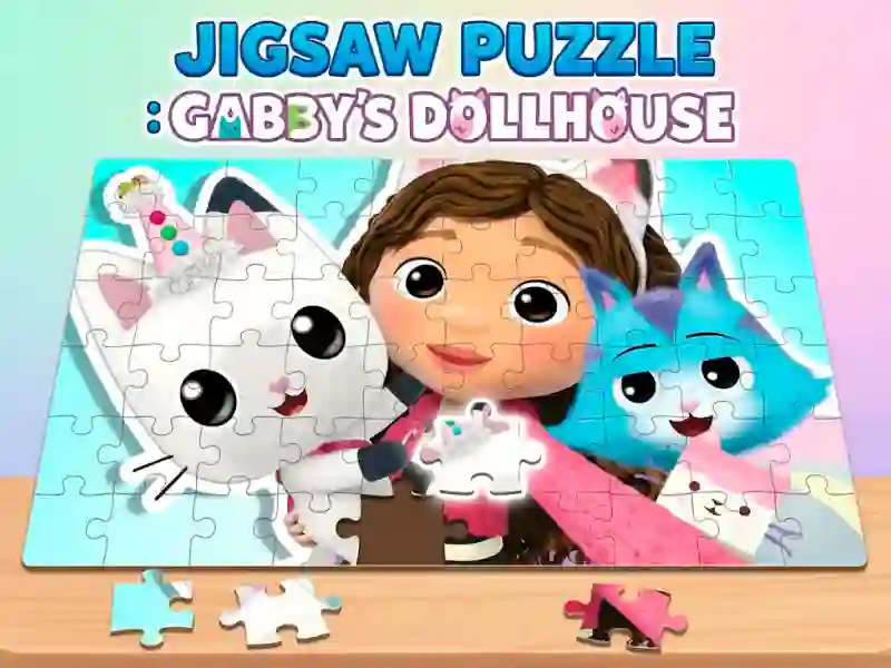 Jigsaw Puzzle: Gabby's Dollhouse — δωρεάν online παιχνίδι