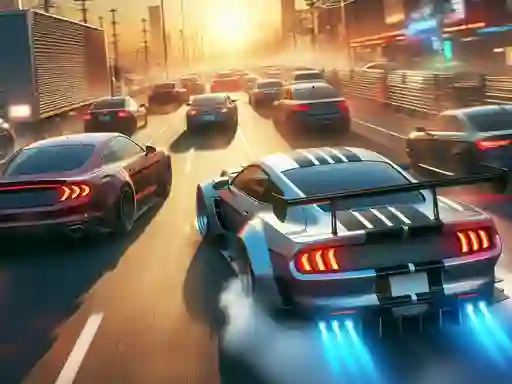 Crazy City Race — δωρεάν online παιχνίδι