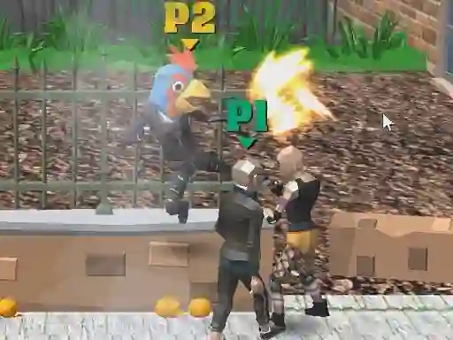 Double Street Fight — δωρεάν online παιχνίδι