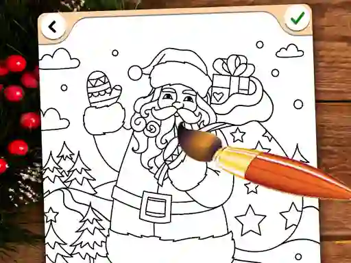 Christmas Coloring Game — δωρεάν online παιχνίδι