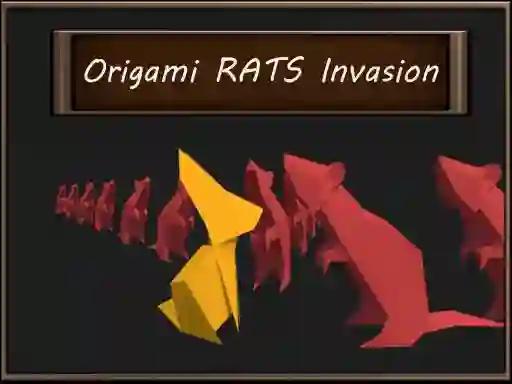 Origami Rats Invasion — δωρεάν online παιχνίδι